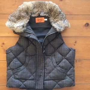 Juicy Couture Faux Fur-Collared Vest